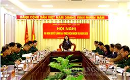 Đảng ủy Quân sự tỉnh Lạng Sơn triển khai nghị quyết lãnh đạo nhiệm vụ năm 2020